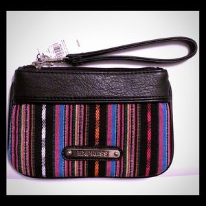 Express wristlet Aztec stripe woven NWT